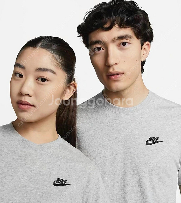 (새상품) 나이키 NSW 클럽 티셔츠 M 다크 그레이 ...--3
