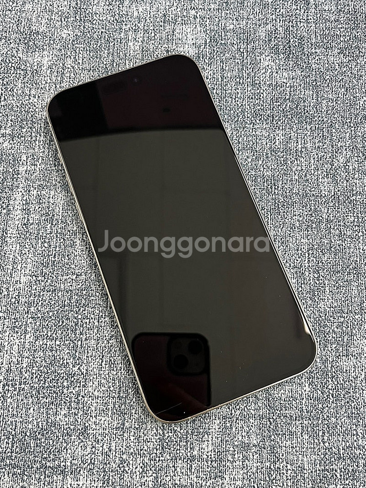 (자급제) 아이폰15프로맥스 내추럴티타늄 512G 외관...--2