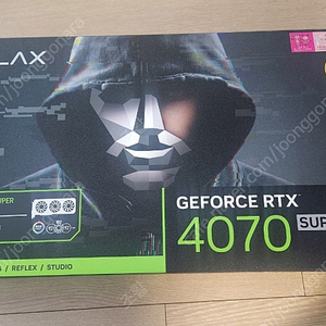 갤럭시 rtx4070super/4070 super 3팬(단순) 팝니다.