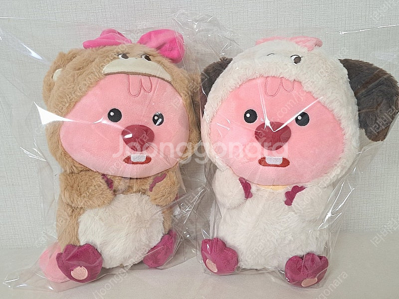 새제품) 잔망루피 곰인형 코스튬 중형인형 (28cm)--0
