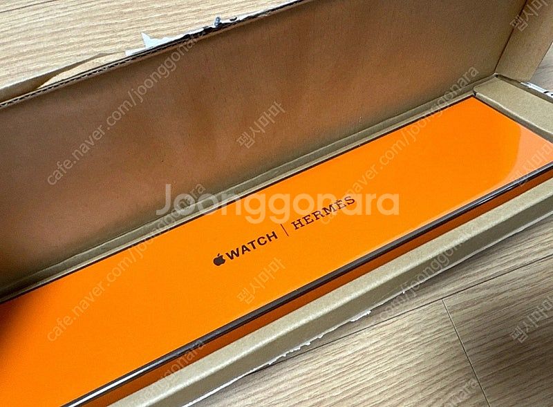 애플워치 에르메스 45mm 네이비 싱글투어 밴드 (미개...--0