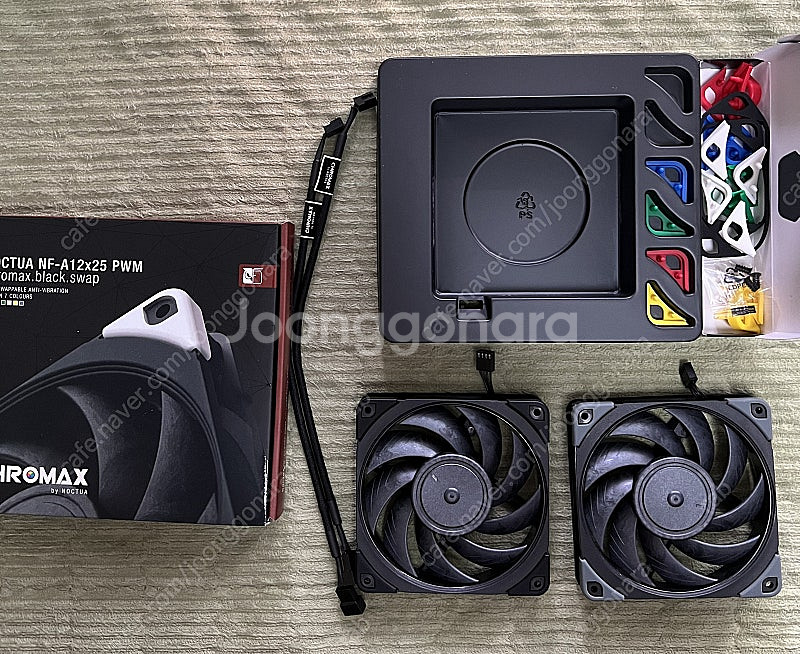 NOCTUA NF-A12x25 PWM 크로맥스 팬 단일제품 2개--0