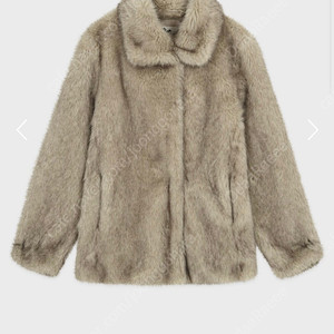 시눈 Heavy Mix Fur Jacket (Ash Brown)