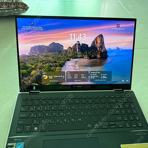 젠북 프로 플립 15 OLED 2in1 화면터치 3 60회전 노트북 팝니다