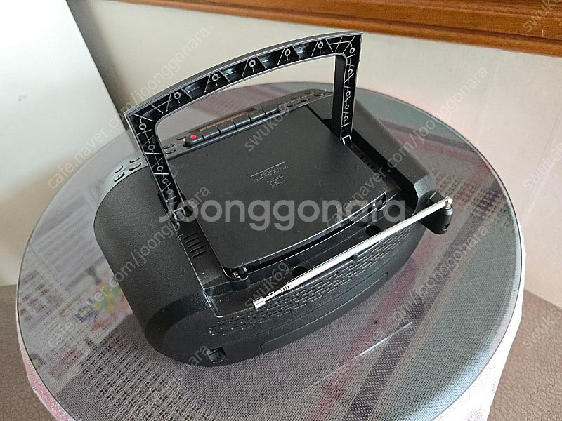 소니 cd 카세트 라디오--1