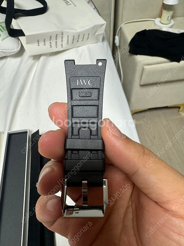 iwc 구 인제니어(3239) 러버 스트랩 판매--2