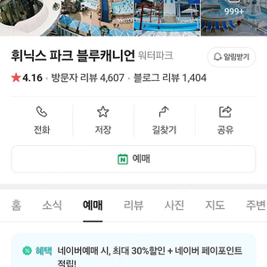 휘닉스파크 블루캐니언 종일권 2매 (12/1~2 중 1일)