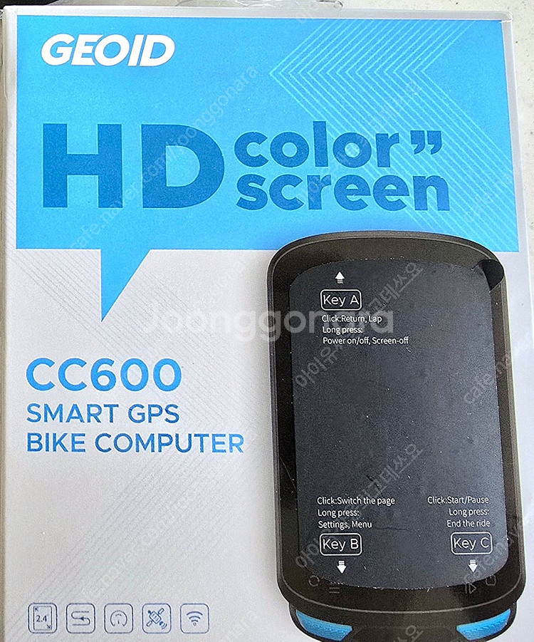 자전거 네비게이션 GEOID cc600 + 범퍼케이스 ...--0