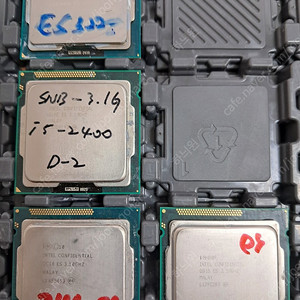 ES 엔지니어링 샘플 버전 CPU 단품 판매합니다 i3 3220 i5 2400 i5 3450 i7 2700K