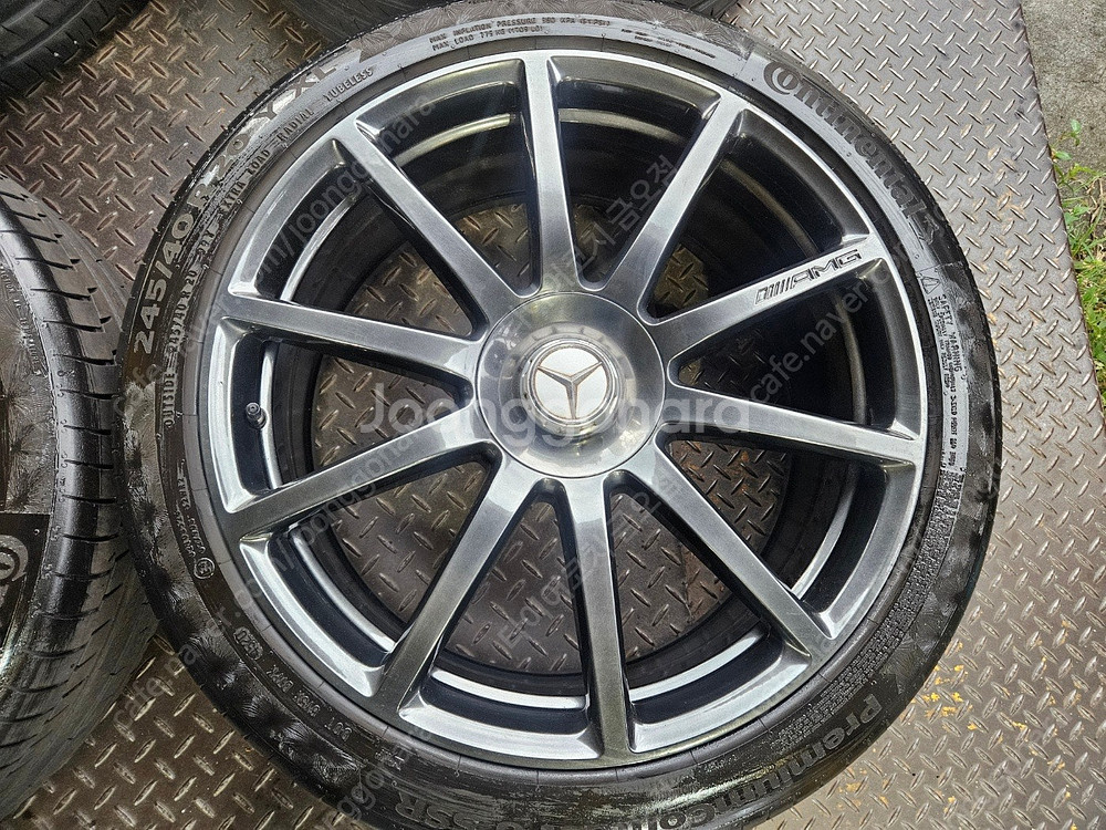 20인치 벤츠 S63 AMG 고스트크롬 중고 휠타이어 ...--2