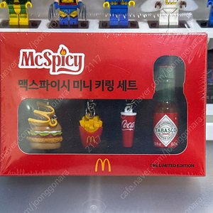 맥도날드 맥스파이시 미니 키링 세트