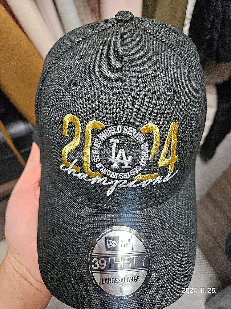 2024 LA 다저스 우승 기념 모자 (새제품)--0