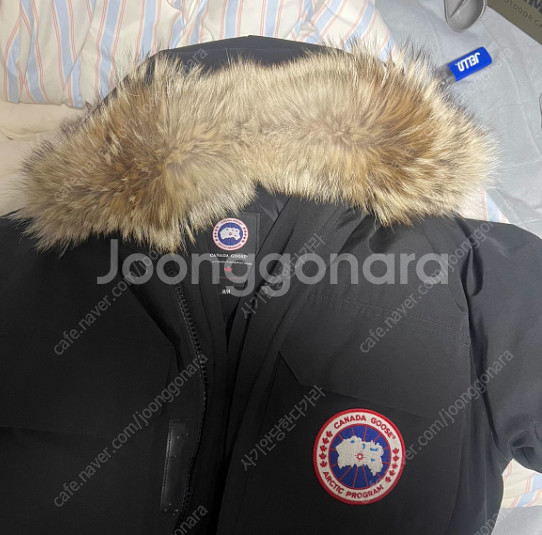 캐나다구스 무스너클 노비스 몽클레어 패딩 모자 퍼 털--6