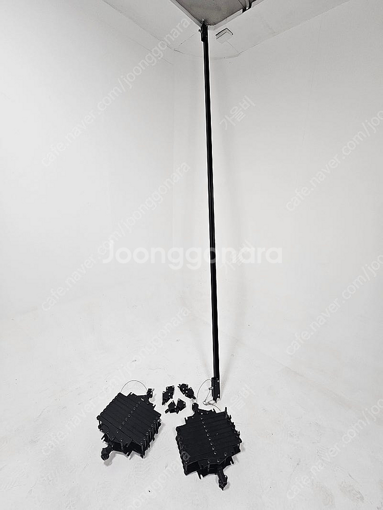 촬영용 2구 자바라 조명 팬터그래프 시스템--0