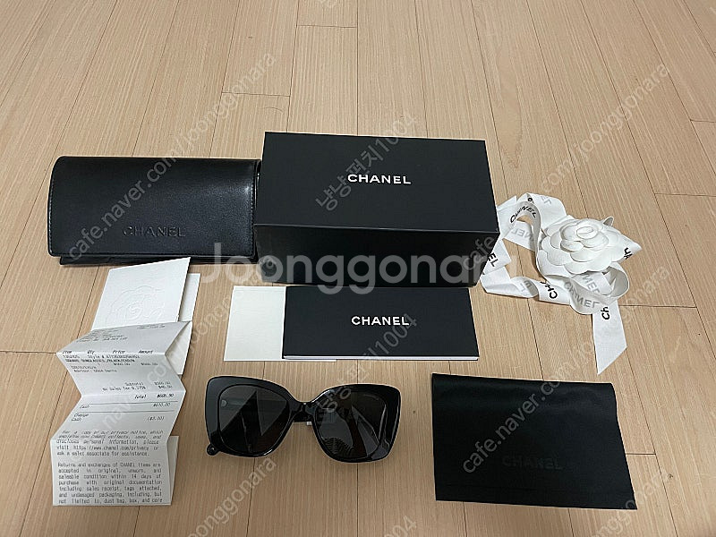 샤넬 5422 레터링 선글라스--0