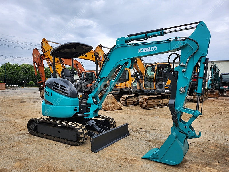 코벨코 SK35 2019년식 코끼리집게 버켓2종 3.5...--1