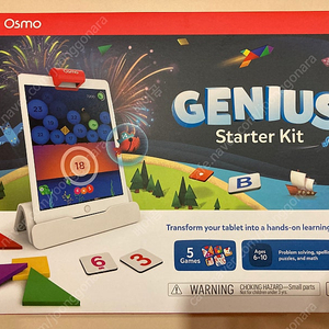 Osmo 오스모 지니어스 스타터키트+ 코딩 스타터키트+ 오스모용 아이패드 9세대 커버 (오스모 피자 드림)