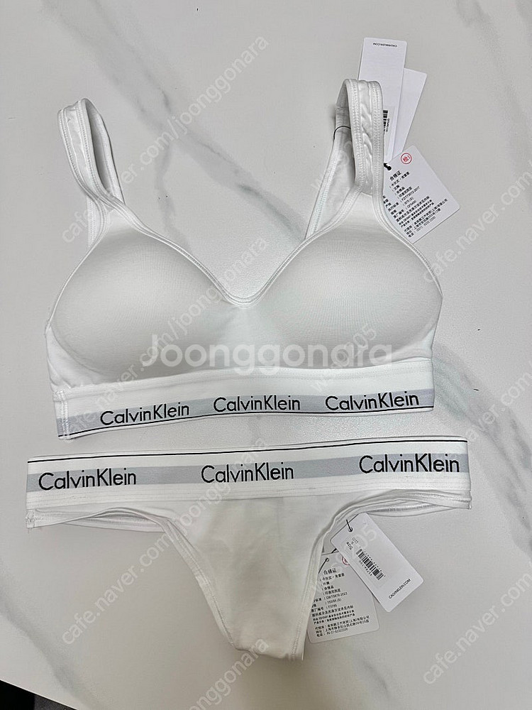 CK 캘빈클라인 언더웨어 여성 모던 코튼 리프트 브라렛...--9