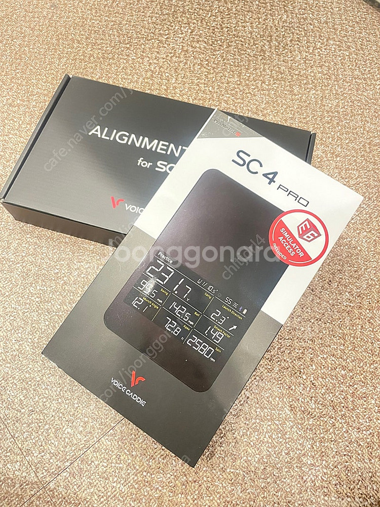 보이스캐디 sc4 pro 신품 새상품 팝니다. (얼라인...--0