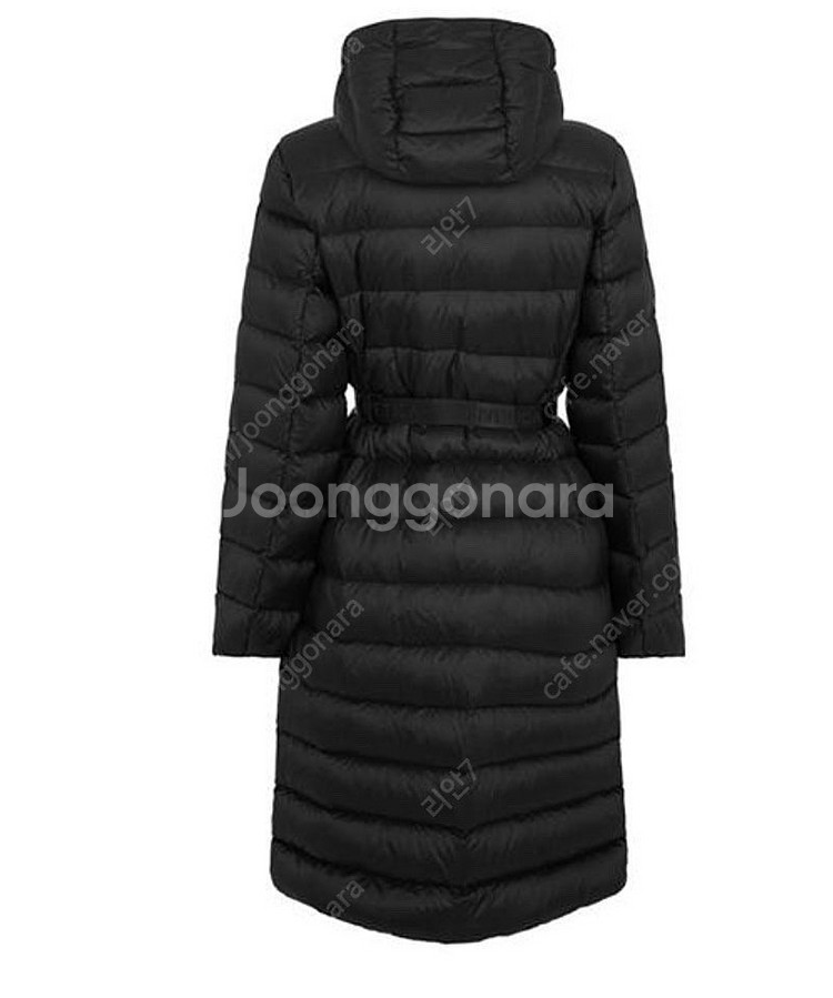 듀베티카 엘베지아 롱패딩 블랙 46size(66~) 새...--4