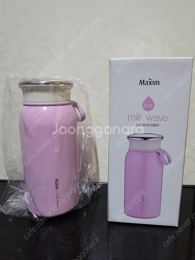 맥심 텀블러 350ml (미사용)--0