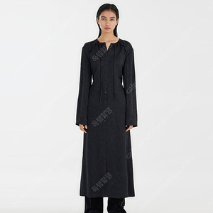 [새상품] 유스 우먼 youth Buttoned Maxi Dress Black