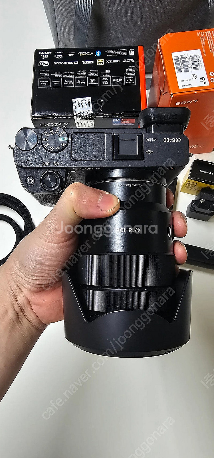 소니 a6400, selp18105g, 구성품 팝니다--2