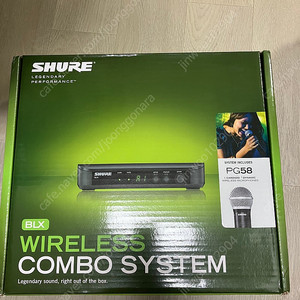 SHURE 슈어 무선마이크 및 수신기 세트 (새제품)