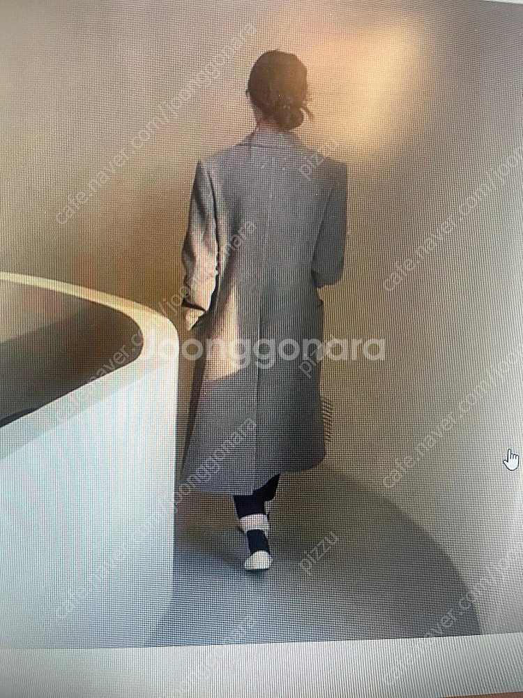 마르지엘라 캐시미어100 코트 38사이즈 차정원착용--2