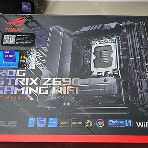 ASUS ROG STRIX Z690-I GAMING WIFI 고장난 메인보드 판매 합니다