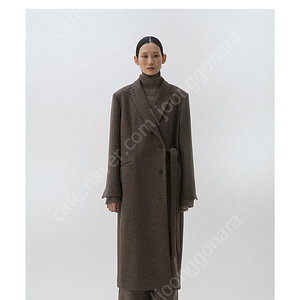 [새상품] SIDE BELTED COAT [BROWN] 르917 브라운 사이드 벨티드 코트