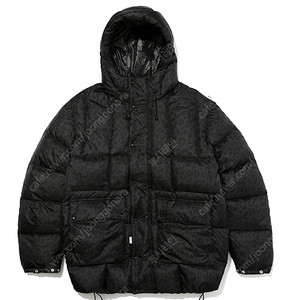 페치 선데이 패딩 FETCH POLISH GOOSE CHALLENGER STORM PARKA LEOPARD CHARCOAL