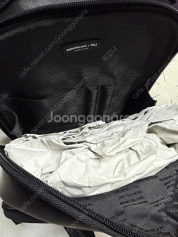 몽블랑 박서준 콜라보 백팩 판매합니다~--4