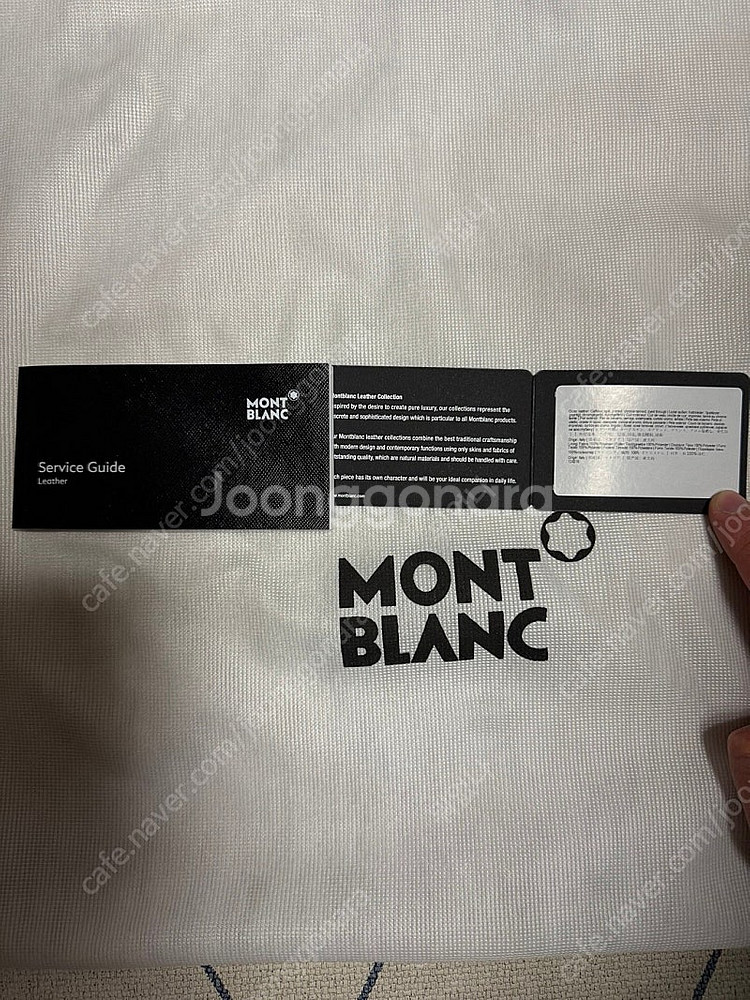 몽블랑 박서준 콜라보 백팩 판매합니다~--7