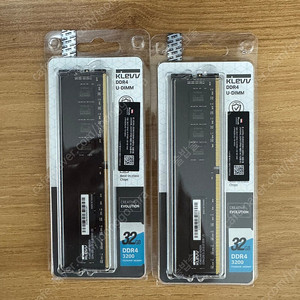 ddr4 32gb *2 64gb [ESSENCORE KLEVV DDR4-3200 CL22 (32GB)]