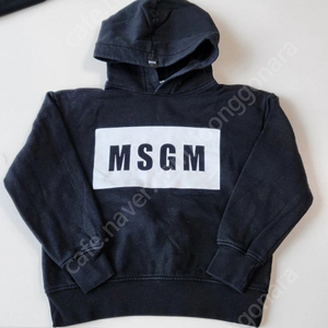 msgm 기모 후드티