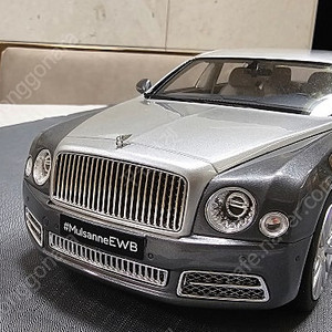 1:18 gtspirit Bentley Mulsanne EWB silver-gray 투톤