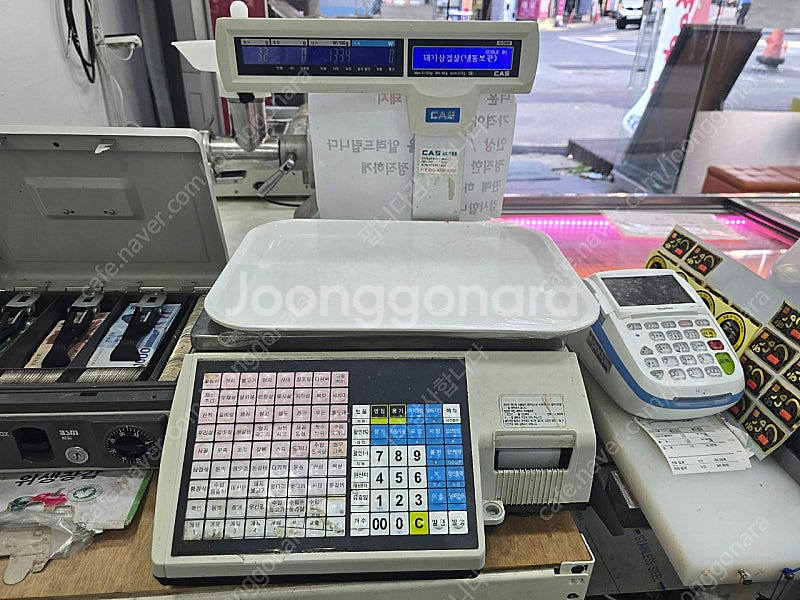 정육점 저울 팝니다CL5500 이상없습니다.--0