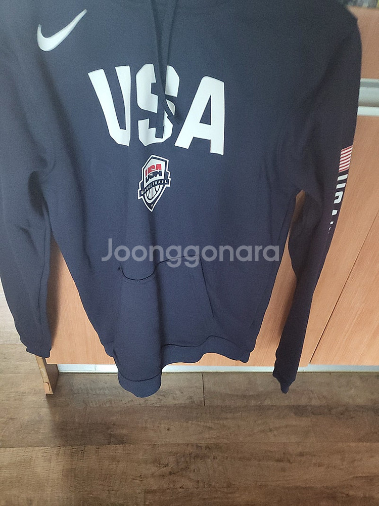 나이키 미국 국대 USA 후드티 M사이즈--0