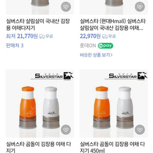 새제품> 실버스타 야채 양념 다지기 곰돌이 다지기