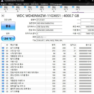 WD MY PASSPORT 4TB 레드