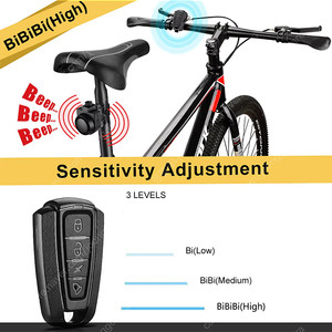 [새제품 택포] 자전거 도난 방지기 + 크락션 + 무선리모컨