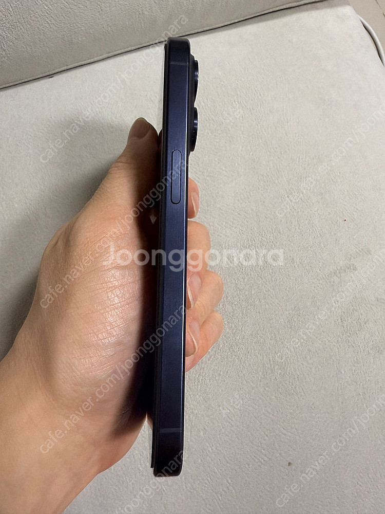 아이폰15프로 블루 티타늄 256gb 자급제 풀박스 애...--4