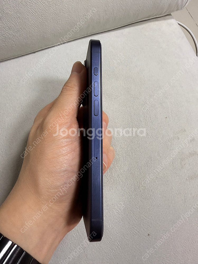 아이폰15프로 블루 티타늄 256gb 자급제 풀박스 애...--5