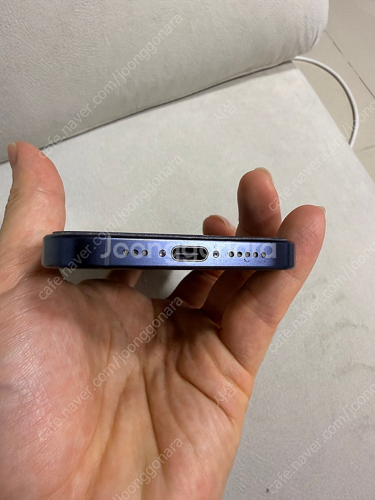 아이폰15프로 블루 티타늄 256gb 자급제 풀박스 애...--6