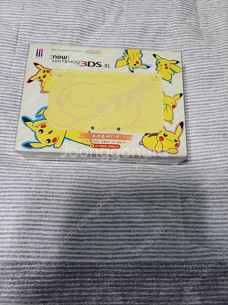 뉴 닌텐도 3ds xl 피카츄 미사용--0