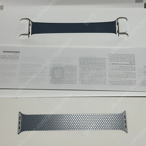 애플워치 45mm 브레이브솔로루프 어비스블루 사이즈6