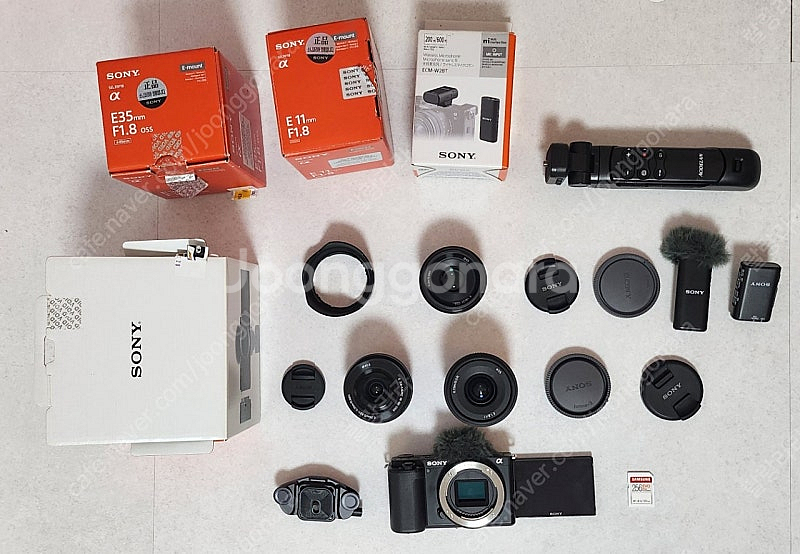 Sony zv-e10 번들셋+ sel35f18 + se...--0