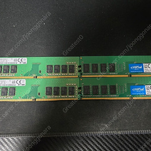 DDR4 삼성 크루셜 8G 4개 32G 고장의심제품