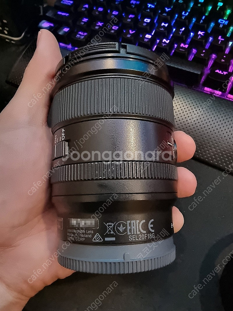 소니 20.8G 렌즈 팝니다 SONY FE 20mm F...--3